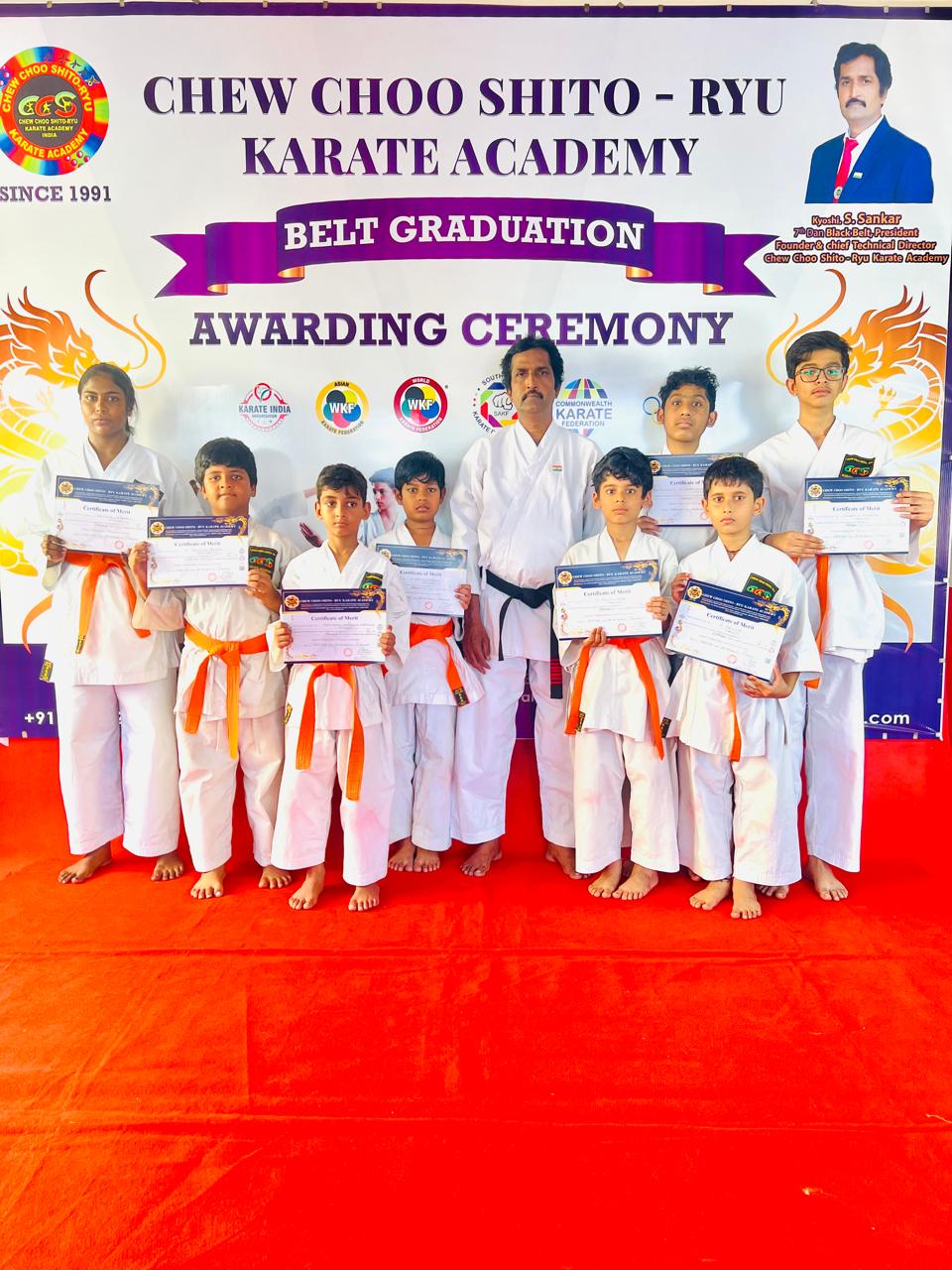 Chew Choo Shito - Ryu Karate Academy - Grading Test and Convocation
