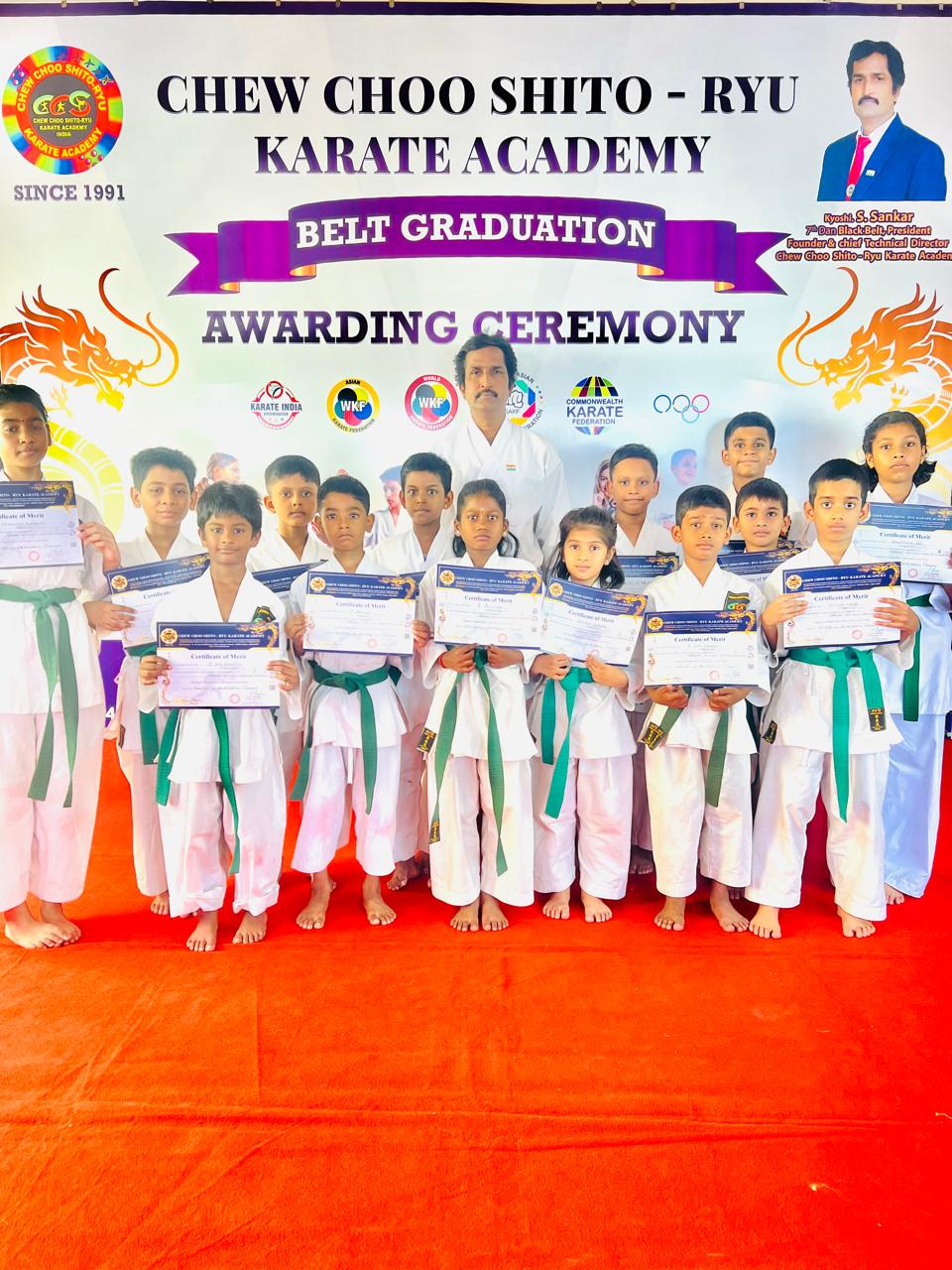 Chew Choo Shito - Ryu Karate Academy - Grading Test and Convocation